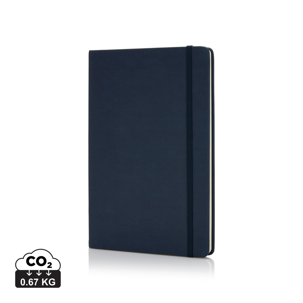 Carnet de notes A5 publicitaire Bleu marine